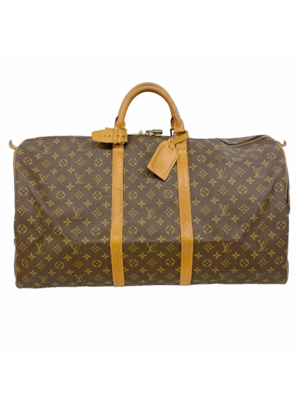Louis Vuitton Boston Bag Monogram Keepall 60 Brown